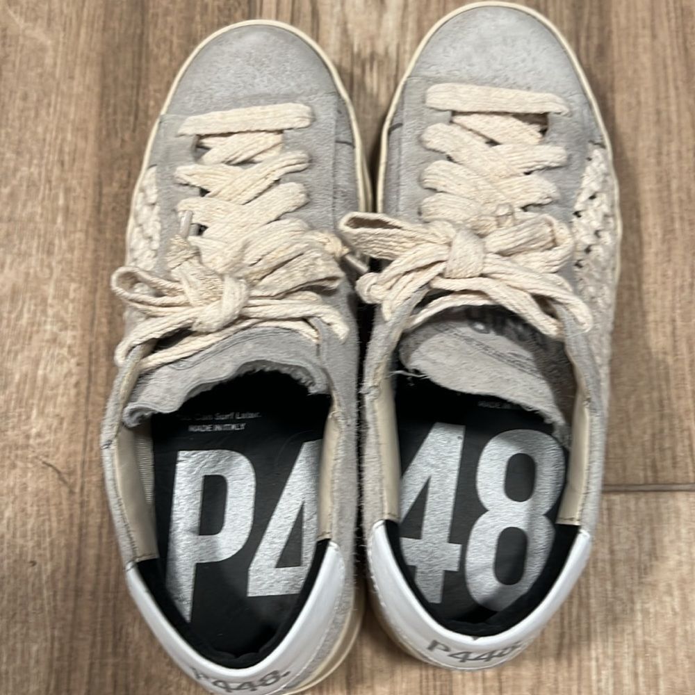 p448 Jack Woven Macrame Sneaker 38 - Picture 5 of 8